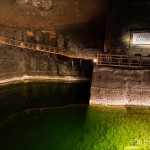 Kopalnia Soli Wieliczka- jezioro w komorze Erazma Barącza