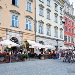 Rynek główny Kraków. Zdjęcia wykonane na potrzeby promocji restauracji.