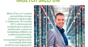 fotografai reklamowa magazynu. Na zdjęciu dyrektor zarządzający.