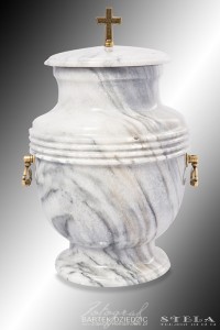 Zdjęcia reklamowe Kraków. Urna z białego kompozytu.