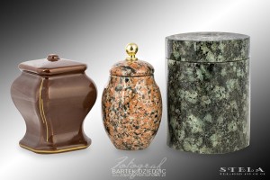 Zdjęcia produktowe dla zakładu pogrzebowego w Krakowie. Urny Kamienne i kompozytowe,