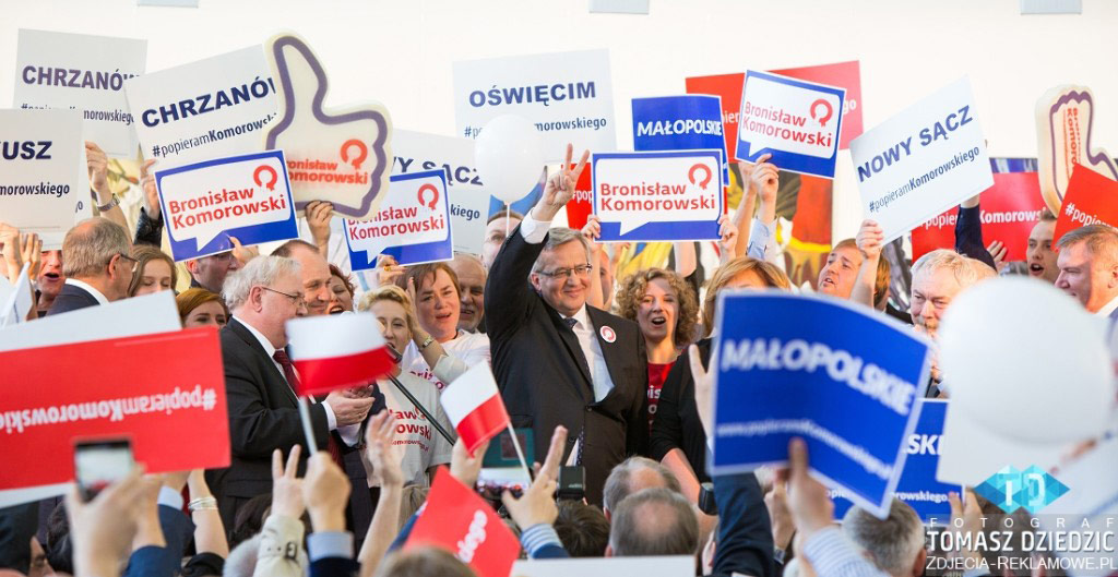 Zdjęcia dla polityków. Na zdjęciu prezydent Bronisław Komorowski