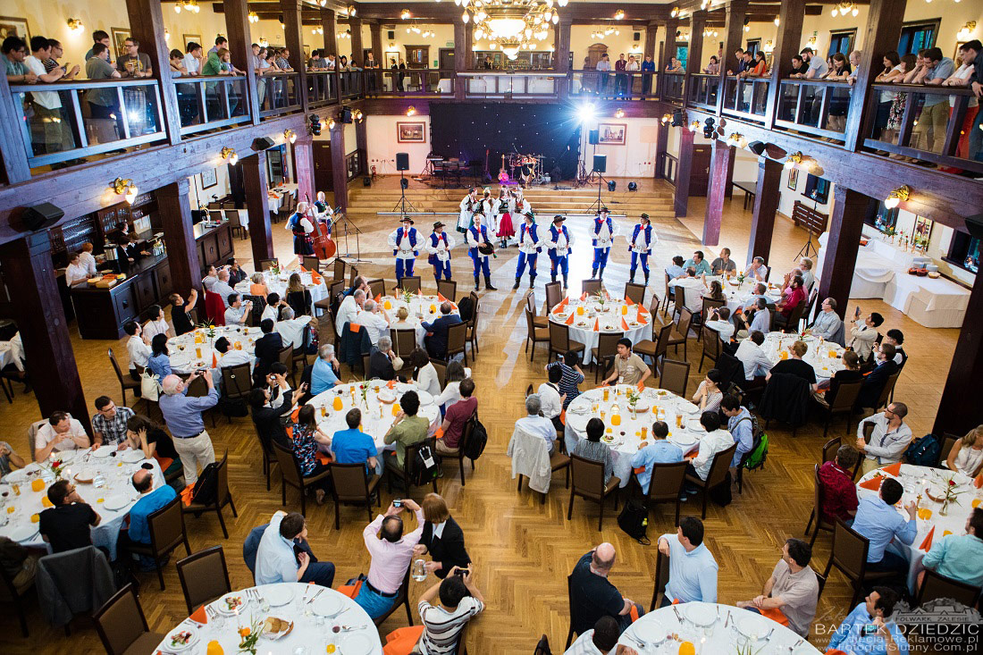 Photographer Event Cracow. Ballroom and view on the dancfloor.