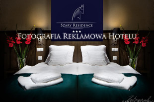 Fotografia reklamowa Hotelu Szary Residence Michałowice Kraków.