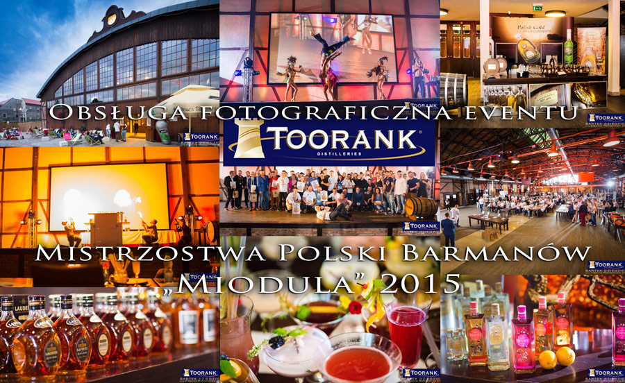 Obsługa fotograficzna eventu Kraków. Stara Zajezdnia była miejscem gdzie odbyły się Mistrzostwa Polski Barmanów Miodula 2015. Dodatkowo odbyły się targi, warsztaty dla barmanów i Baristów.