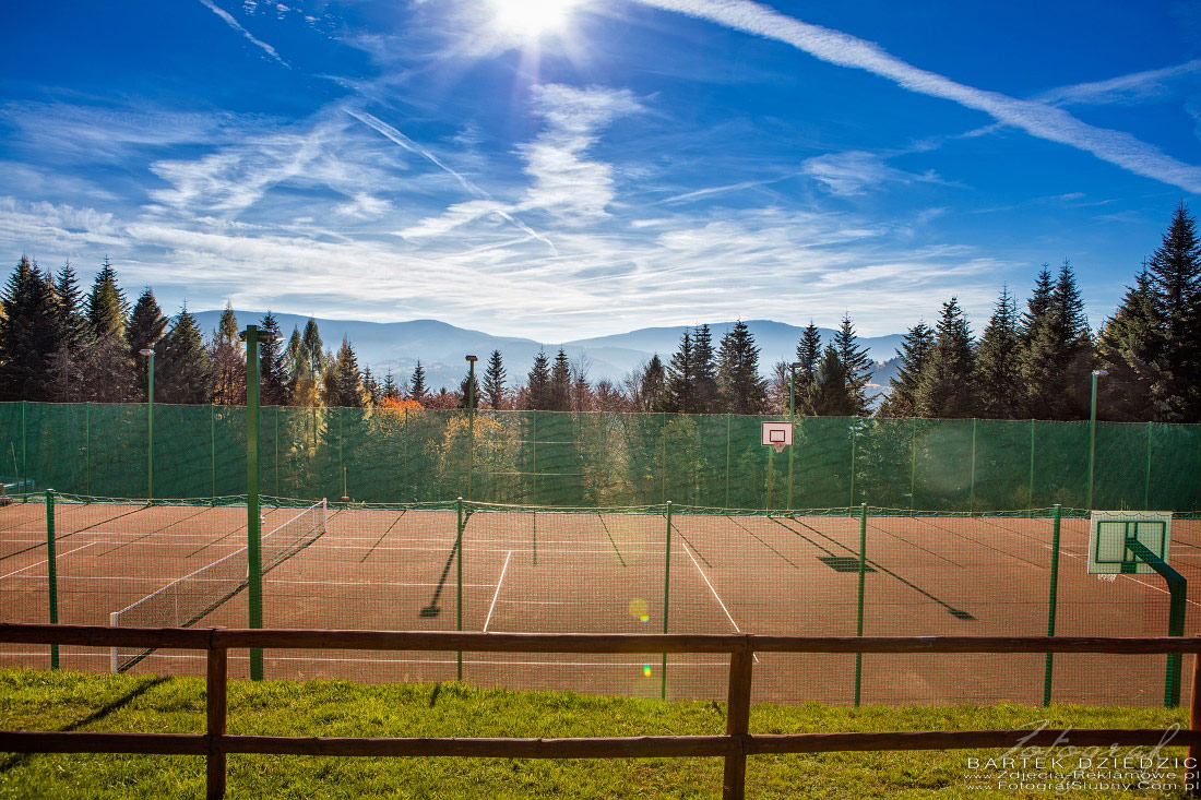 Fotografia reklamowa ośrodków sportowych i wypoczynkowych.