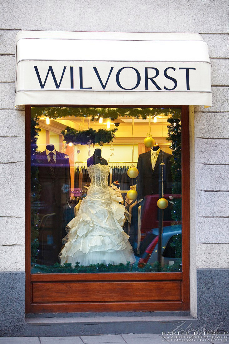 Salon sukien ślubnych w Kraków. Zdjęcia reklamowe