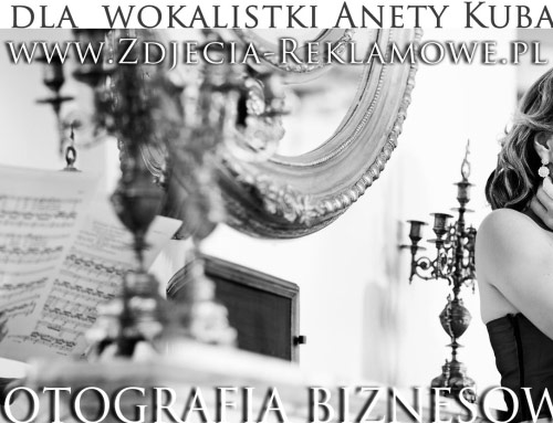 Fotografia biznesowa kraków dla wokalistki