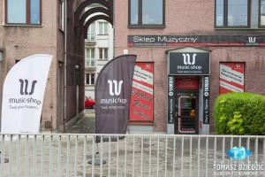 Wirtualny spacer po sklepie Kraków. Sklep muzyczny Music Shop
