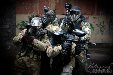 event paintballowy na fotografii